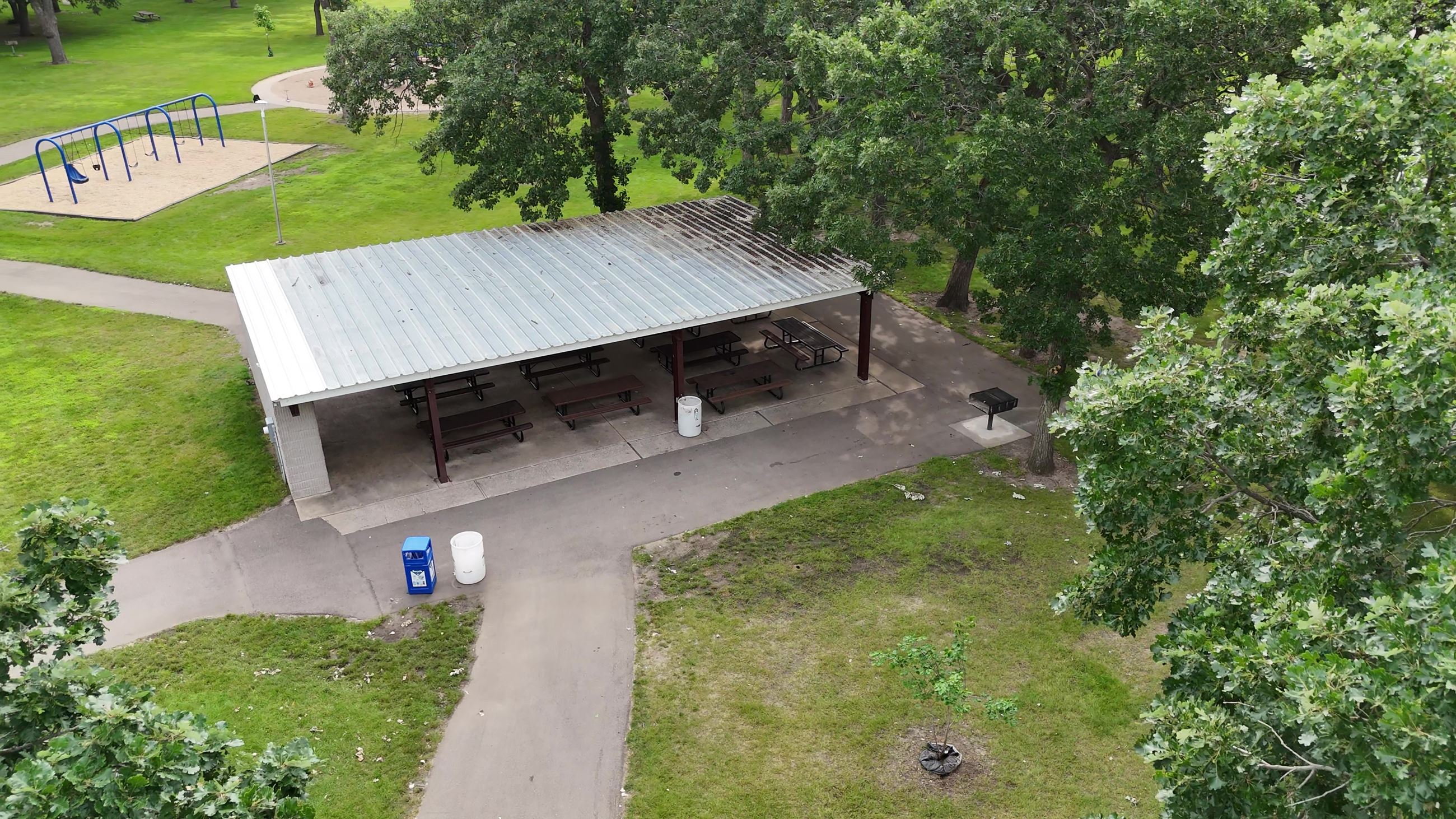 Lorraine Park North Shelter - Aerial