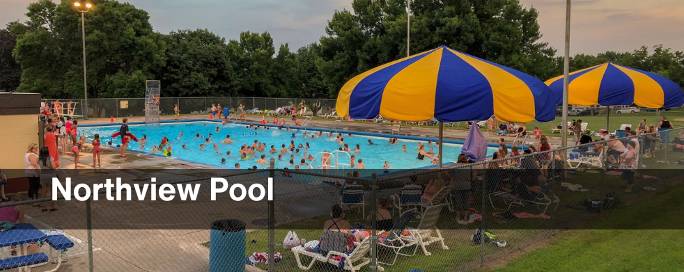 Outdoor view of Northview Pool in Northview Park