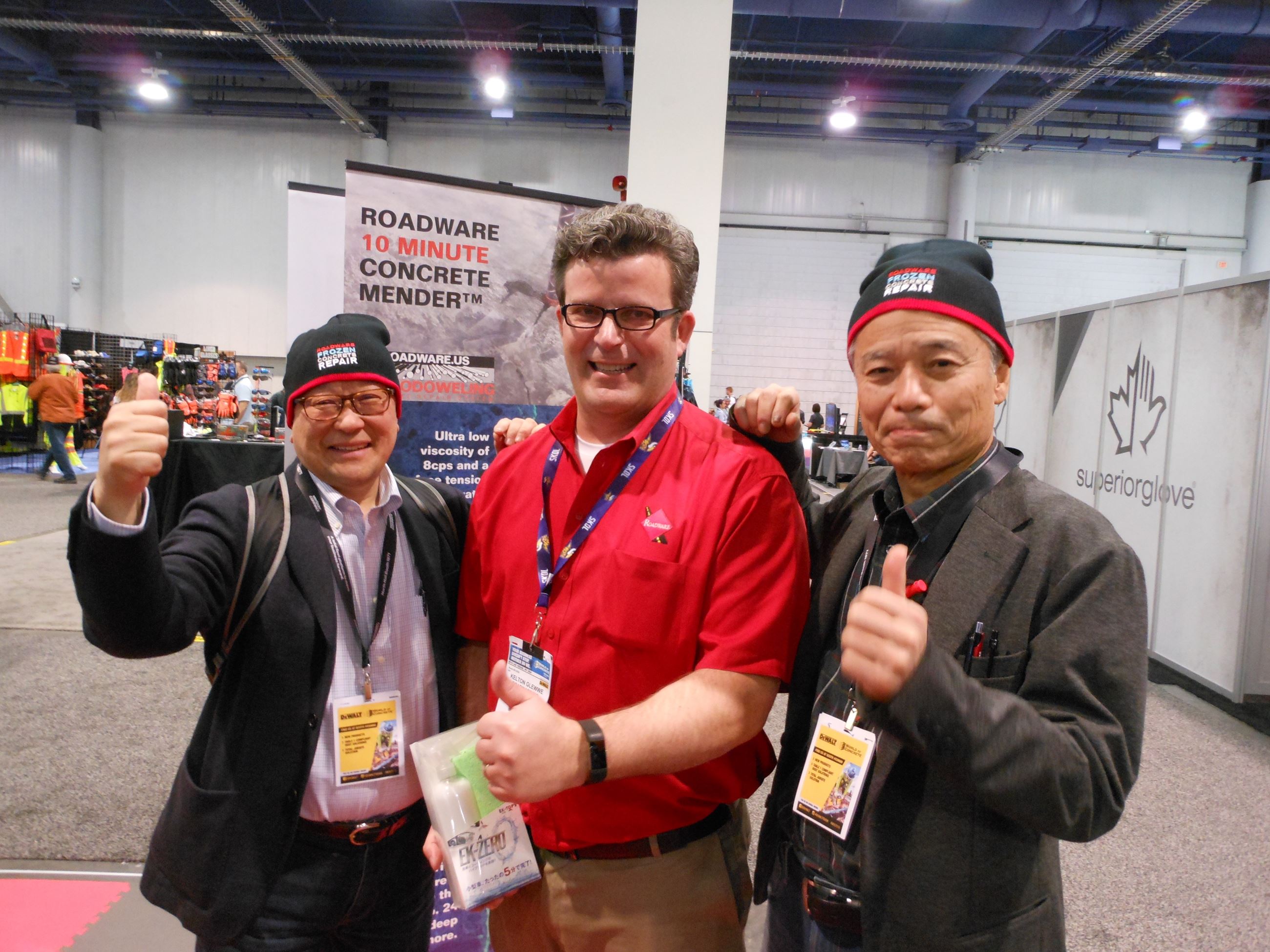 Kelton Glewwe with Japan customers